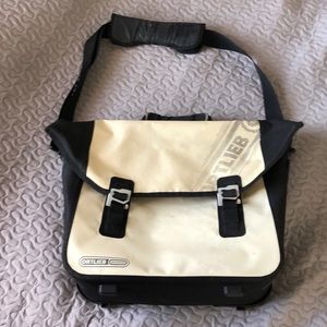 Ortlieb Black/White City Pannier w/laptop sleeve